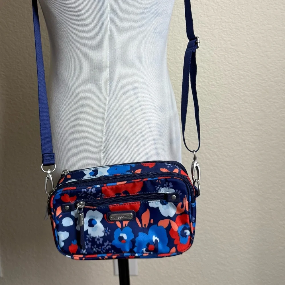 Baggallini Festival Bag Spring Bloom Convertible Crossbody‎ Colorful Floral New